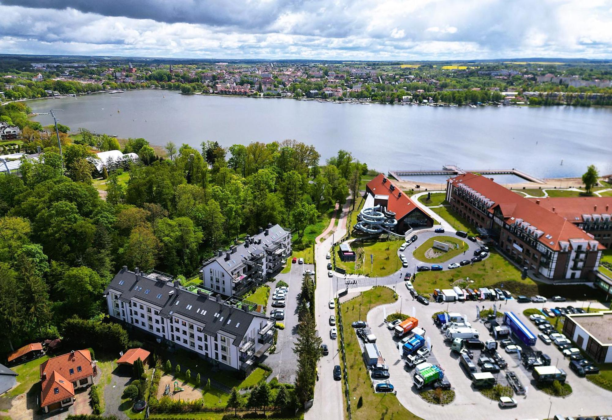 Lake Apart Ostroda - Widok, Przy Plazy, Aquapark, Parking Podziemny, Winda, Netflix Bagian luar foto